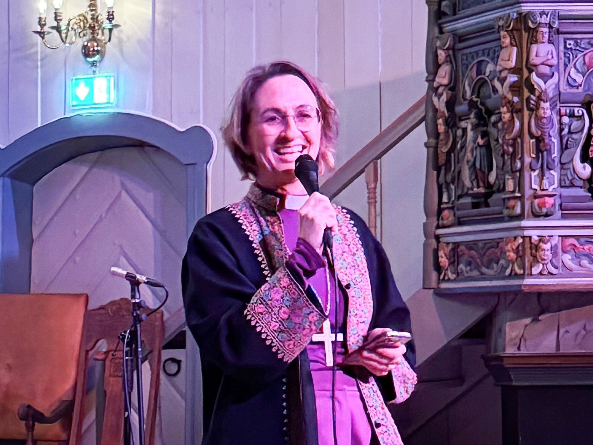 Biskop Kari på musikalsk kirkefest