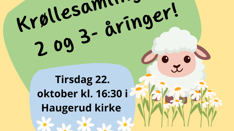 Vi inviterer til Krølletreff for alle 2 & 3-åringer!