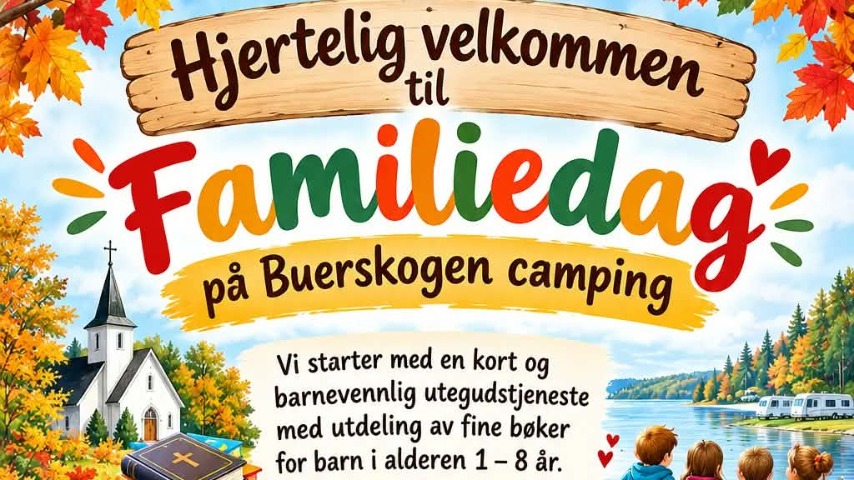 Familiedag på Buerskogen camping