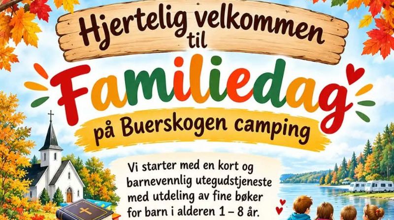 Familiedag på Buerskogen camping
