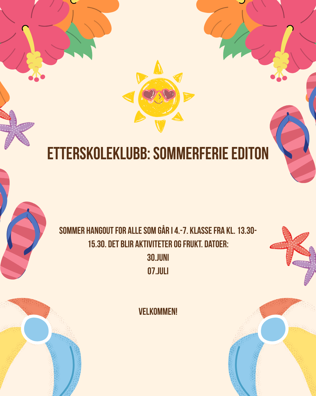 Sommerklubb for 4.-7.klasse