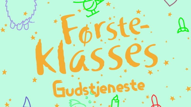 Førsteklasses familiegudstjeneste med seksårsbok