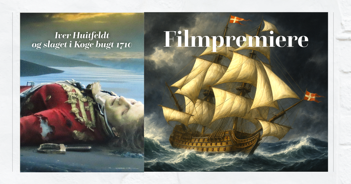 Den dramatiske historien om sjøhelten Iver Huitfeldt har blitt film. Velkommen til filmpremiere i Hurum kirkestue på Klokkarstua!