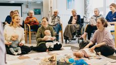Generasjonssang på sykehjem - Foto Den norske kirke - Kirkerådet