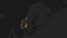 Tente lys på Den norske kirkes digitale bønnevegg (skjermbilde fra kirken.no/be)