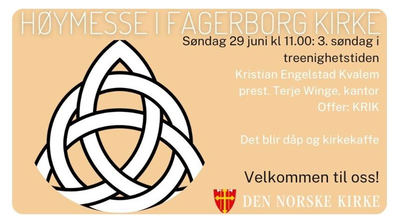 🌿 Høymesse – 29. juni