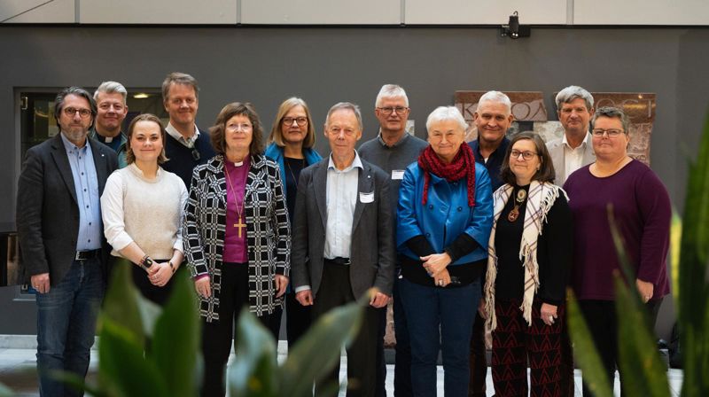 Mellomkirkelig råd samlet på Kirkens hus i februar 2025. (Foto: Kirkerådet)
