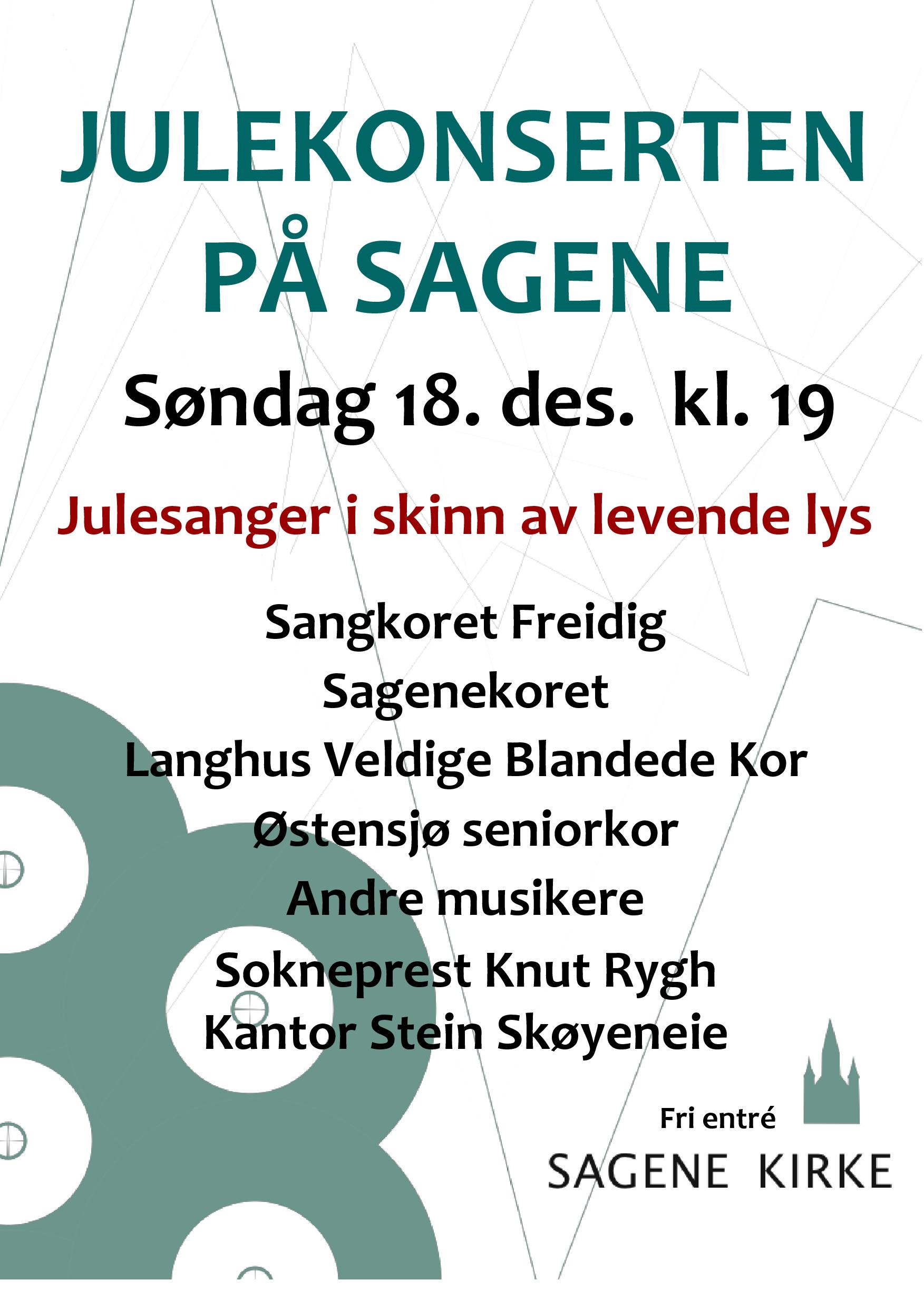 Sagene Julekonsert 2016