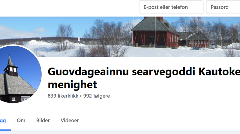Vår facebook side