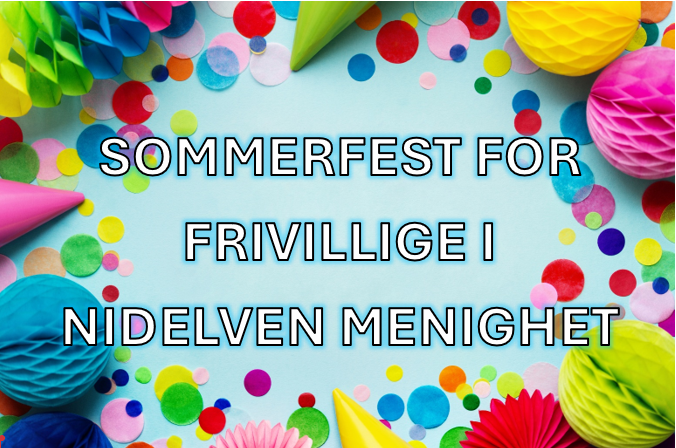 Tirsdag 9.juni kl. 18.00 inviterer vi til sommerfest for frivillige i Hoeggen kirke!