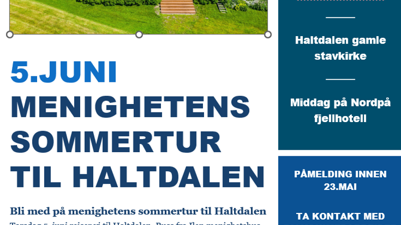 Bli med på årets sommertur for seniorer!