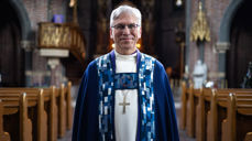 Sammen med bispekorset, er kåpen biskopens fremste embetssymbol. Foto: Hans Jakob Heimvoll