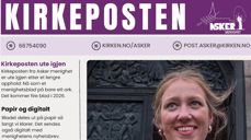Toppen av forsiden til Kirkeposten nr. 1, 2026