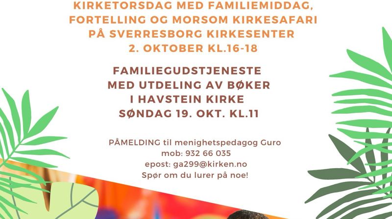 Velkommen til kirkesafari 02.10.25 på kirkesenteret