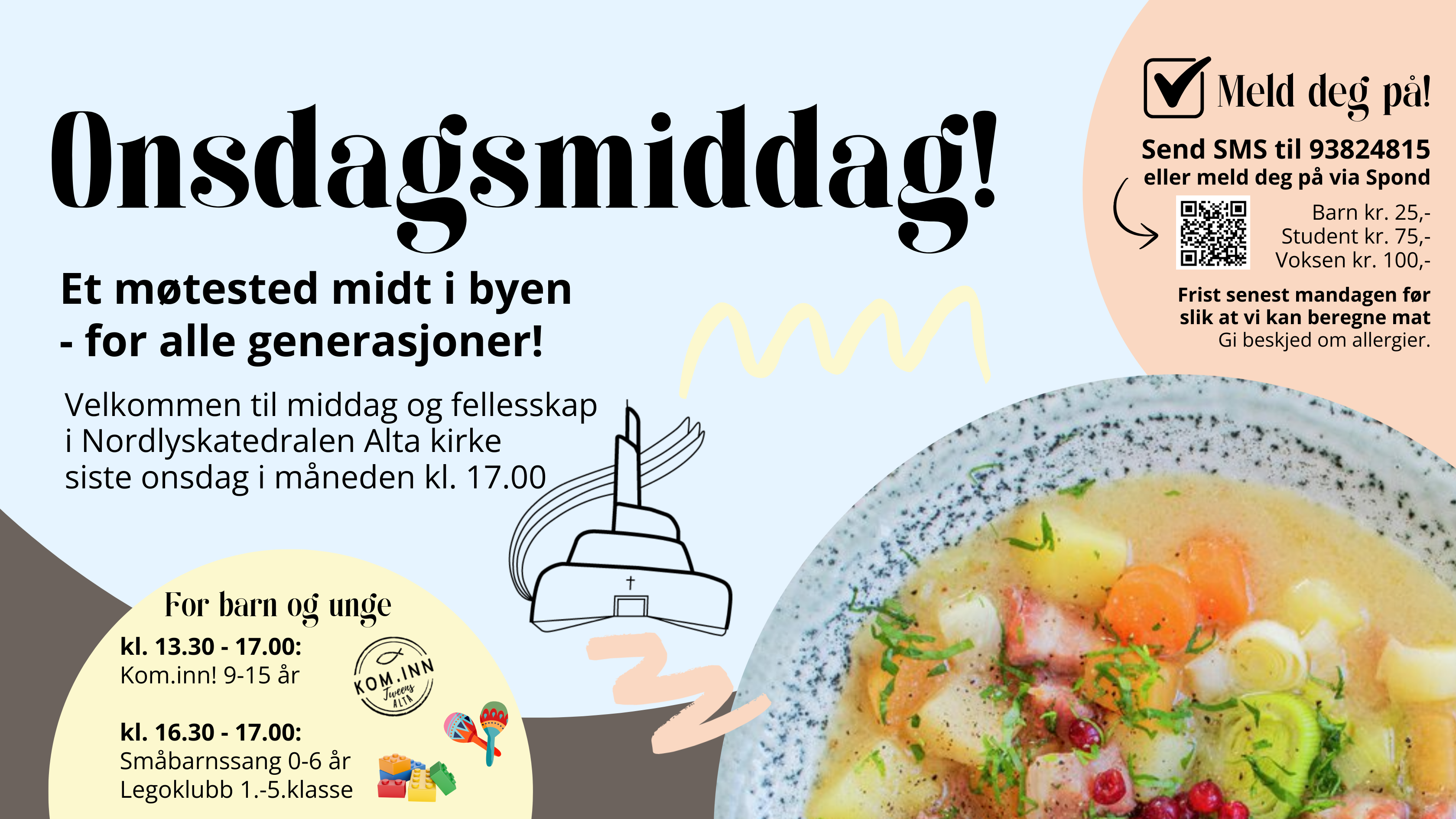 Velkommen på middag i Nordlyskatedralen!