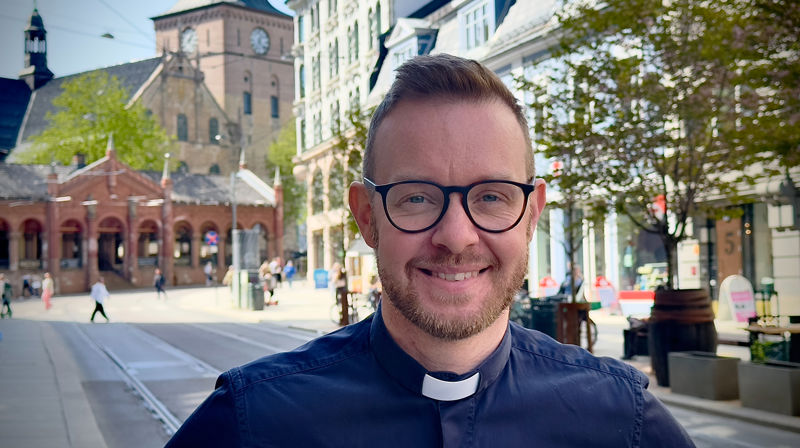 Vi takker av domkirkeprest Jonas!