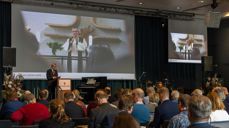 Harald Hegstads tale under åpningsmøte på årets kirkemøte. (Foto: Kirkerådet)