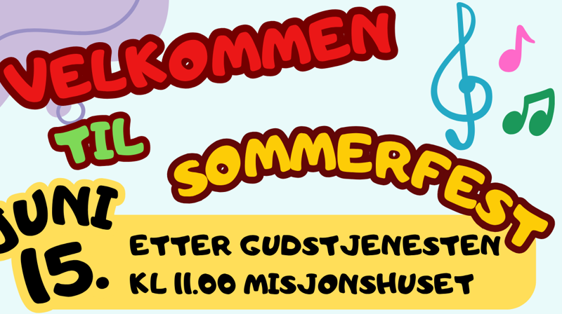Supersøndag med gudstjeneste og sommerfest