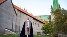 Preses Olav Fykse Tveit er styreleiar i Kyrkjebevaringsprogrammet. Han er glad for dei første hundre millionane til istandsetjing og vedlikehald av kyrkjebygg. (Foto Titt Melhuus / Den norske kyrkja)