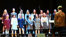 Barne- og ungdomskoret Regnbuen. Foto: Monika Søberg/Lokal-avisa Trysil-Engerdal