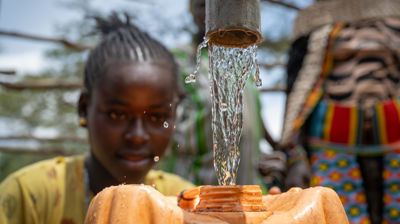 Gaba i landsbyen Kutishafa, South Omo, Etiopia