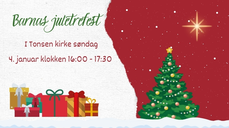 Velkommen til barnas juletrefest!