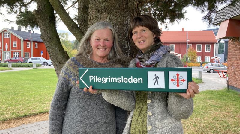 Une Holt og Yngvild Prikasky, styremedlemmer i Trysil Pilegrimsforum. Foto: Anne N. Sætre