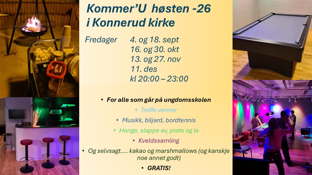 Kommer'U & andre ungdomsaktiviteter
