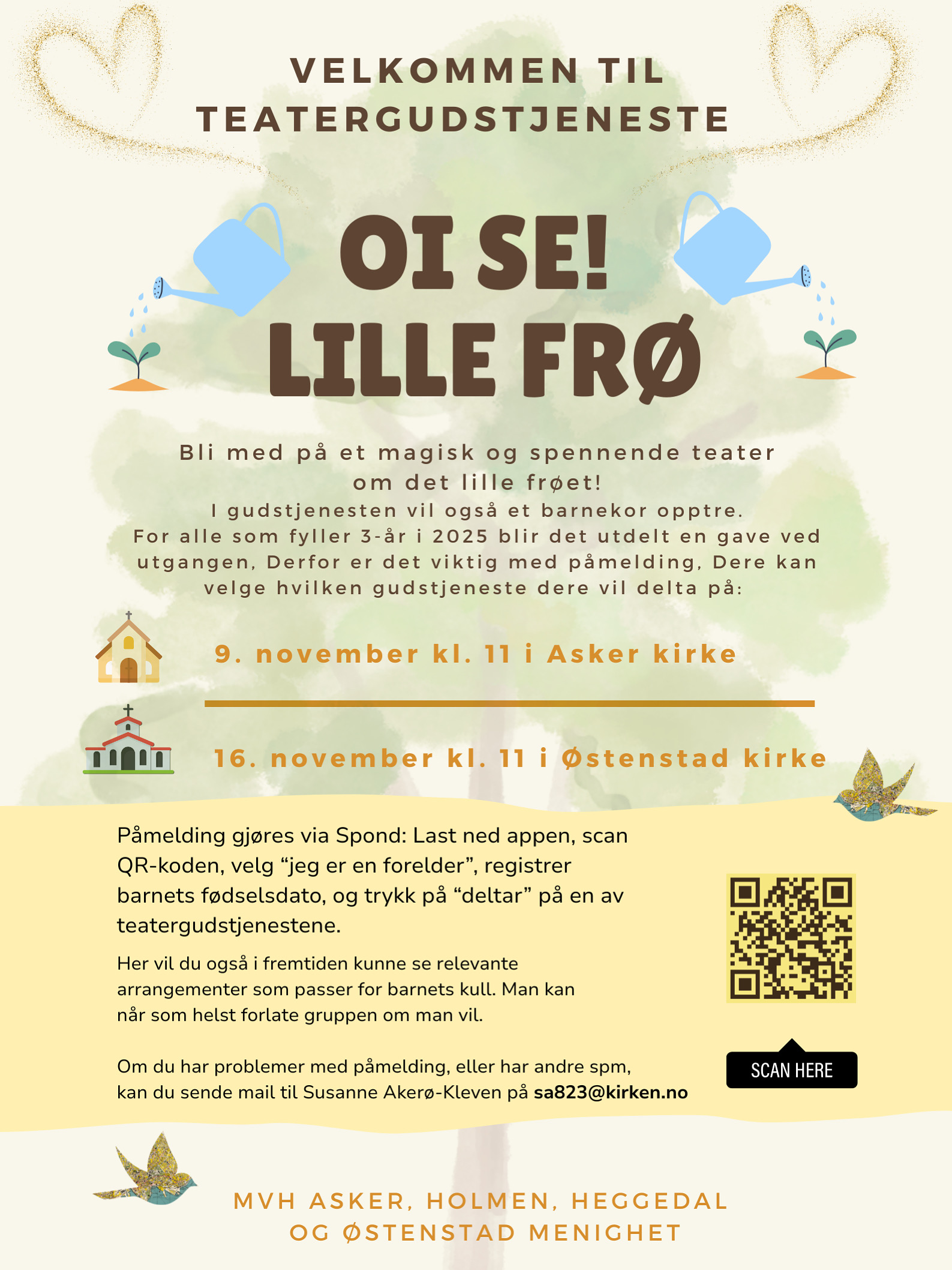 3 år: Teater for treåringer: Oi se! Gud skaper! 