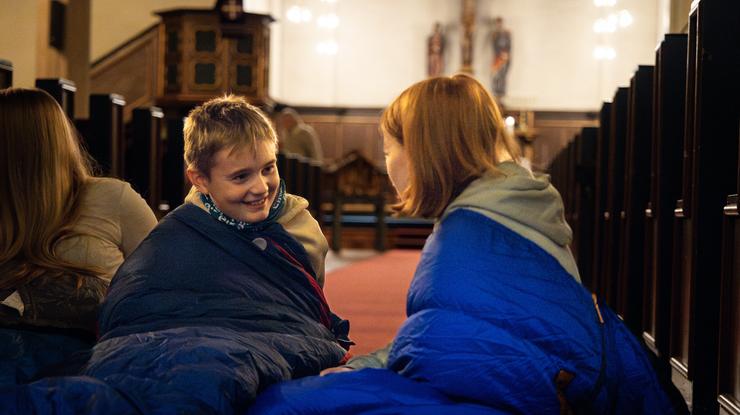 Ungdommer på Lys våken. Foto: Hans Jakob Heimvoll