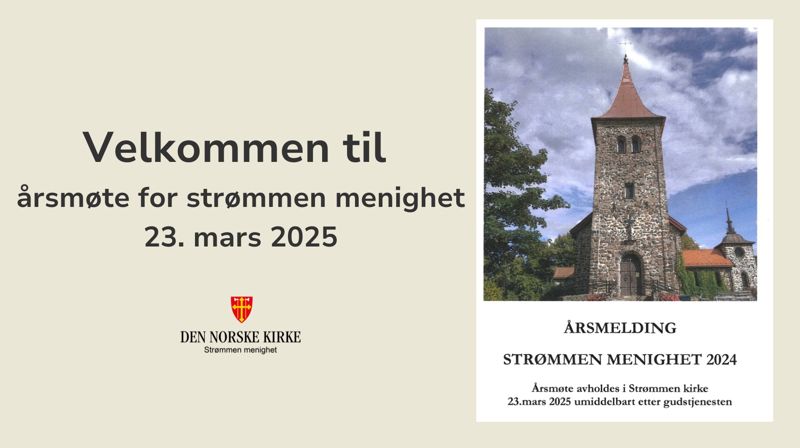 Årsmøte i Strømmen menighet