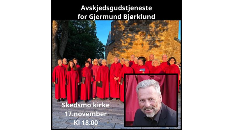 Avskjedsgudstjeneste for kantor Gjermund Bjørklund