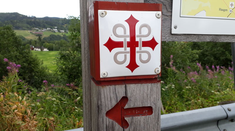 Pilegrimsvandring fra Klæbu via Tiller til Nidarosdomen under Olavsfest mandag 29. juli