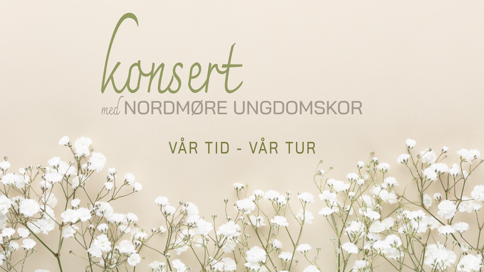 Konsert med Nordmøre Ungdomdskor
