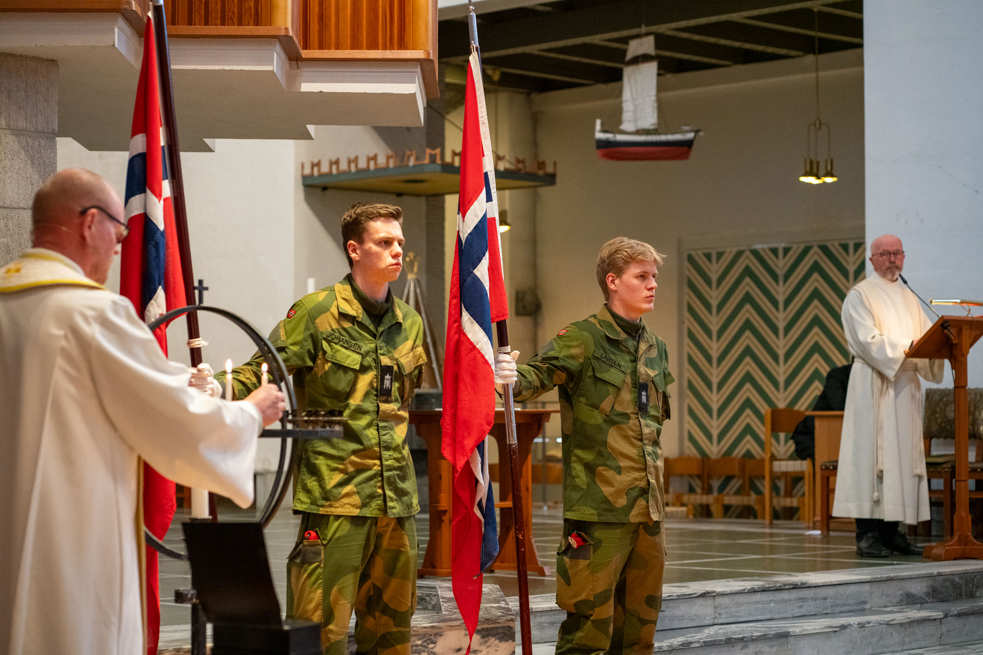 I Bodø domkirke er det en viktig tradisjon med veterangudstjeneste denne dagen. Foto: Sør-Hålogaland bispedømme