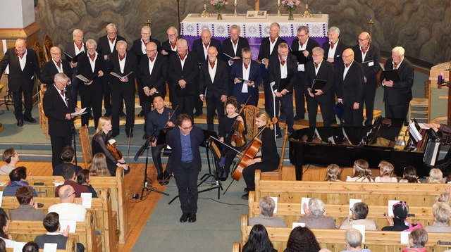 Bilde fra Luciakonsert i Grorud kirke. Foto: Tom Evensen