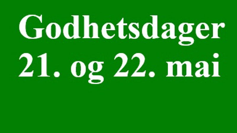 Konnerud menighet markerer Godhetsdager 21. og 22.mai