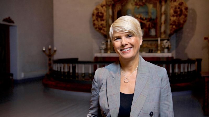 – Påskefortellingen kan du høre i en kirke nær deg, sier kirkerådsleder Kristin Gunleiksrud Raaum. Foto: Kolonihaven / Den norske kirke.