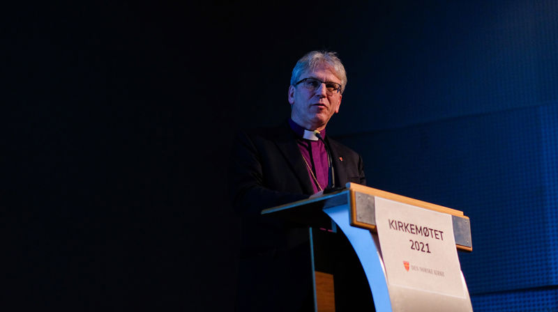 Olav Fykse Tveit på Kirkemøtet 2021