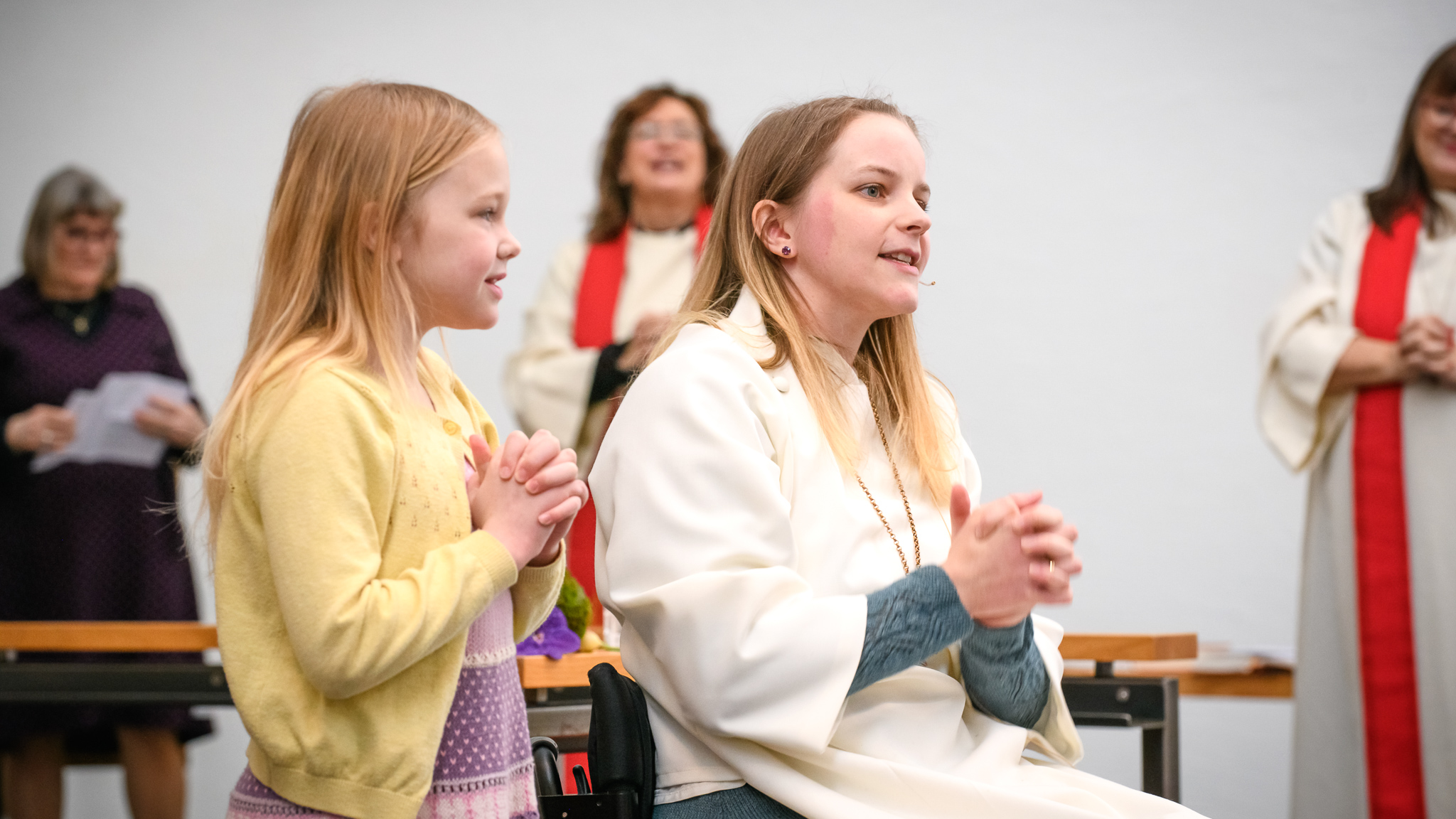 Velkommen til gudstjeneste i Den norske kirke! Foto: Per Eide