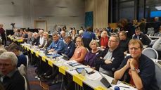 Fra venstre: Erik Damman, Per Gunnar Disch, Turid Torland Håland, Ruth Rosland Nordstrand, Per Gunnar Pedersen, Stein Reinertsen, Kathrine Tallaksen Skjerdal, Torunn Tørå, Odd-Inge Rønning Uleberg, Markus Westermoen (Foto: Aslak Wegge)