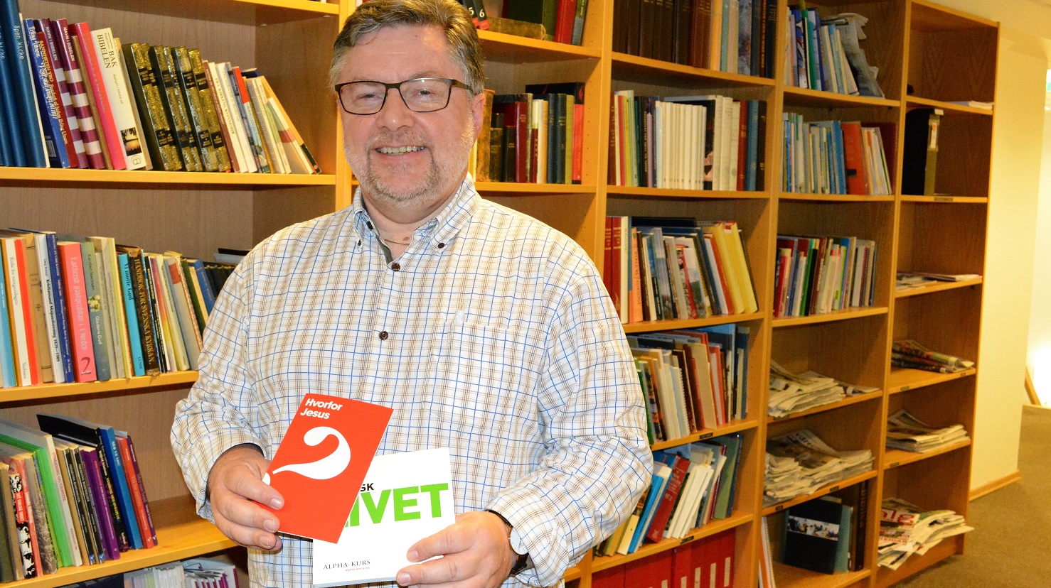 &quot;Utforsk livet&quot; og &quot;Hvorfor Jesus&quot; er to av b&#248;kene som brukes p&#229; Alpha-kurs, forteller leder for Alpha Nore, Inge Morten Paulsen.