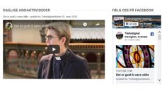 Prost i Arendal, Jorunn Raddum, er blant dem som holder video-andakter.