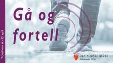 "Gå og fortell" er mottoet for kirkemøtet i Trondheim i år.