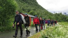 Fra pilegrimsvandring til Røldal i 2016. Foto: Dag A. Kvarstein