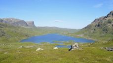 Gudstenesta vert halden ute ved Ulevåbotnen på Haukelifjell.