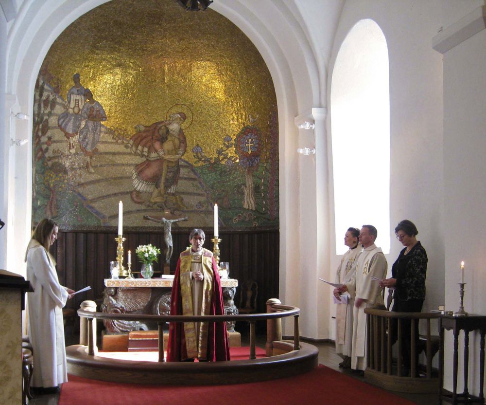 Visitasgudstjeneste i Gjerpen kirke 13. mars 2016.