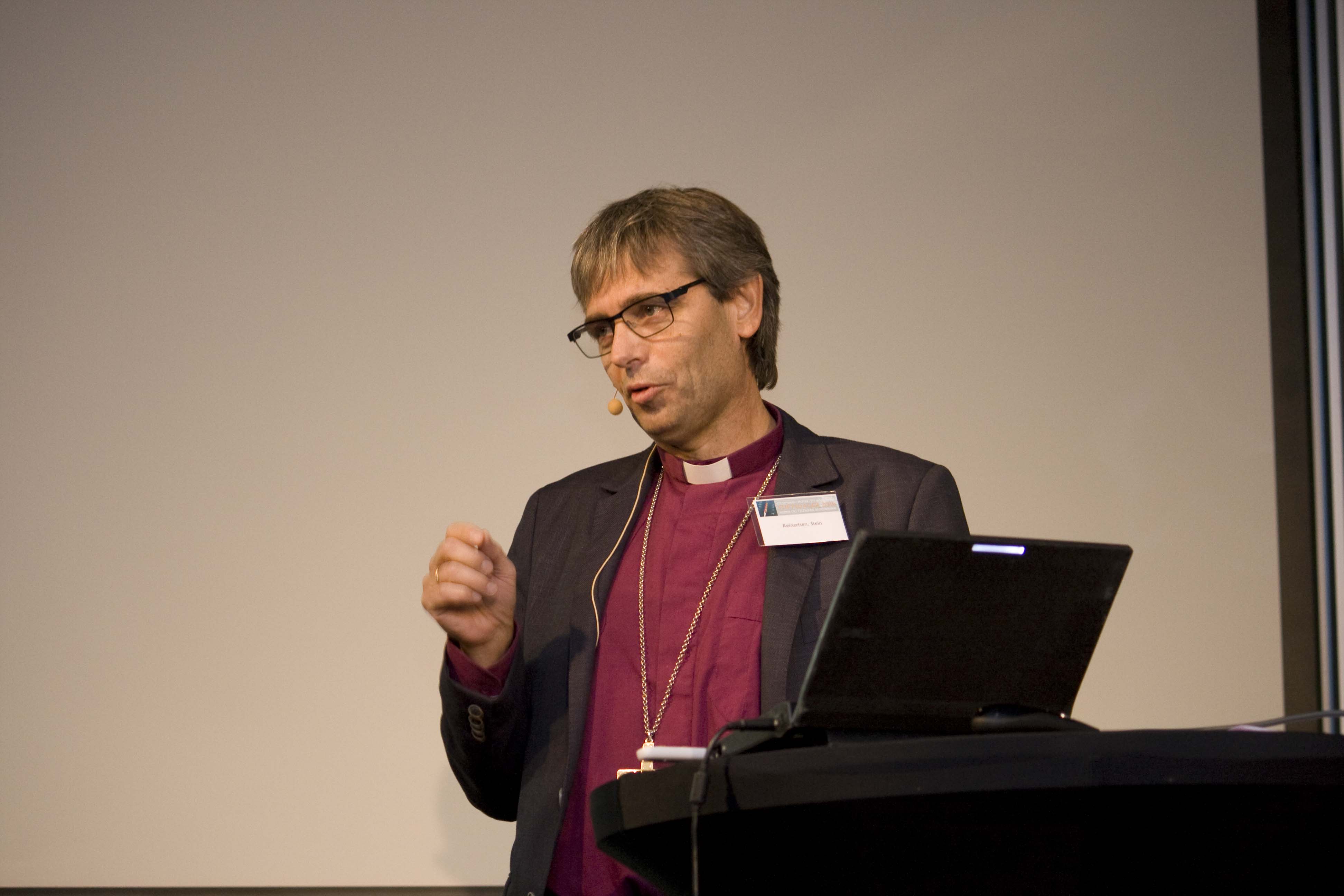 Biskop Stein Reinertsen under Stiftsdagene 2016. (Foto: Dag Kvarstein).