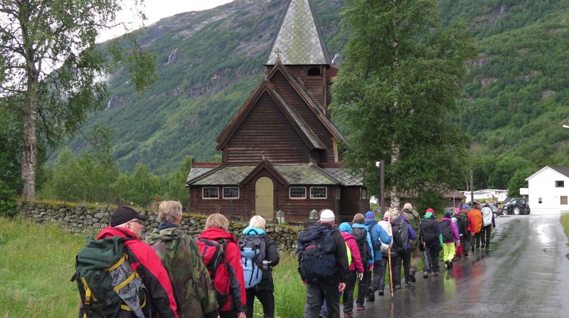Ny vandring på Pilegrimsvegen til Røldal
