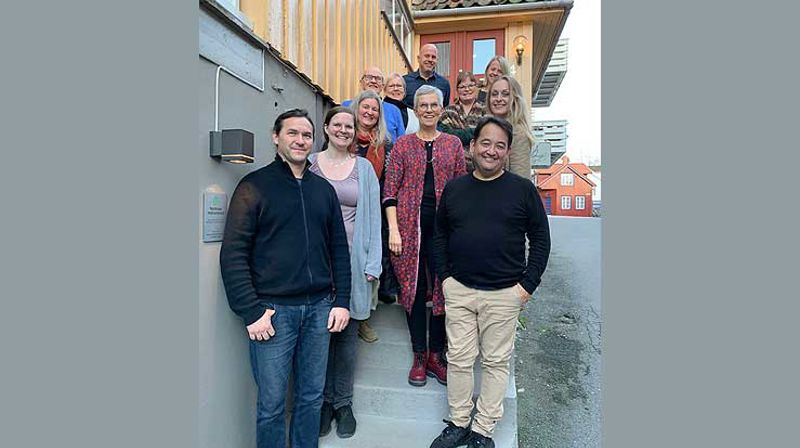 Diakonane i Telemark samla  var samla i Kragerø i november for å lære om Ung Sorg. Heilt fram til venstre diakon Ole Hafell frå Ung- Sorg Vestfold.